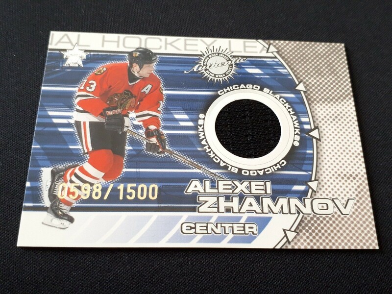 希少 NHL カード ジャージー JERSEY CARD #10 ALEXEI ZHAMNOV / CORY STILLMAN /1500 シリアルナンバー入り