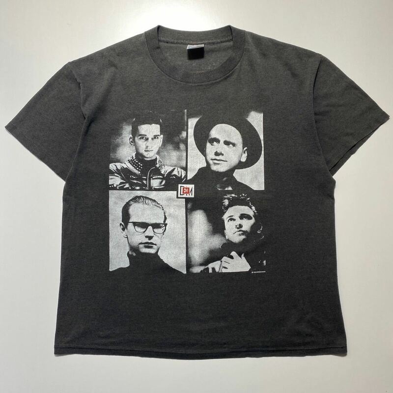 【XL】80s Vintage Depeche Mode USA Band Tee 80年代 ヴィンテージ デペッシュ モード USA バンド Tシャツ D.M USA製 G1667