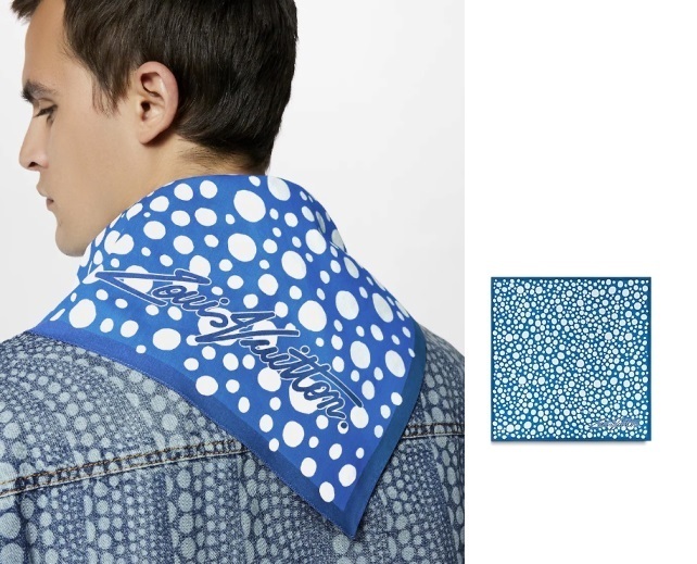 新品未使用希少完売 LOUIS VUITTON ルイヴィトン LVxYK 草間彌生 コラボスカーフ バンダナ インフィニティドット