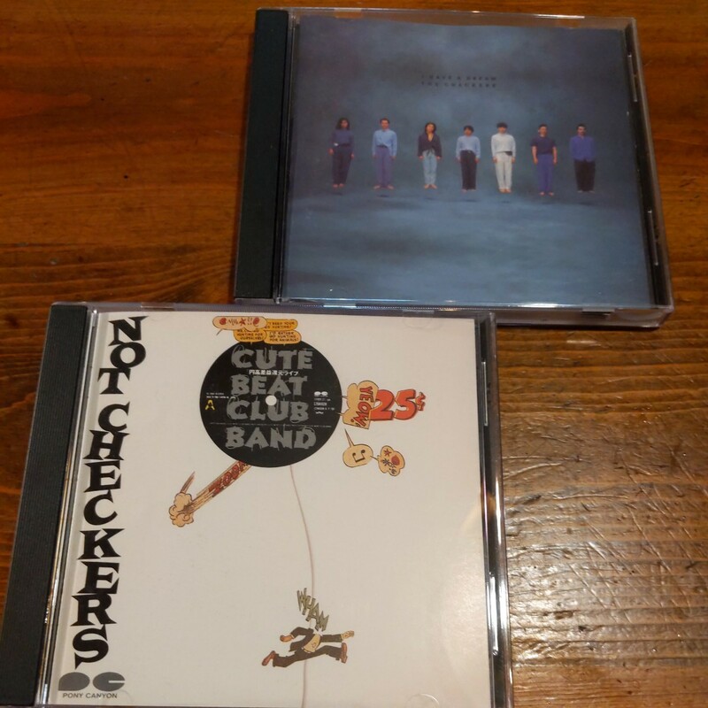 CD　チェッカーズ　/ I HAVE A DREAM/Cute Beat Club Band 2枚セットで！藤井フミヤ　91年