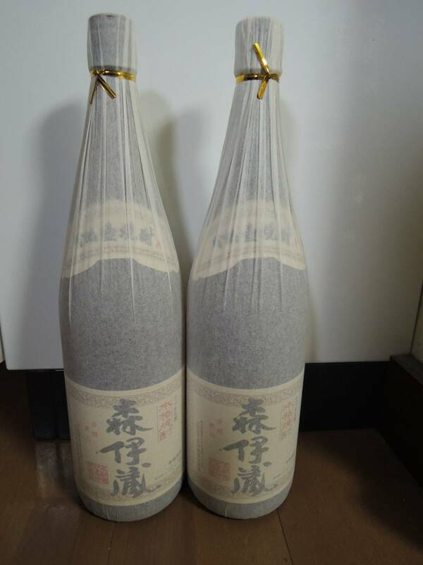 ☆彡幻の焼酎森伊蔵（もりいぞう）1800ｍｌ　古酒２０年以上前の未開封品☆彡２本セット☆彡