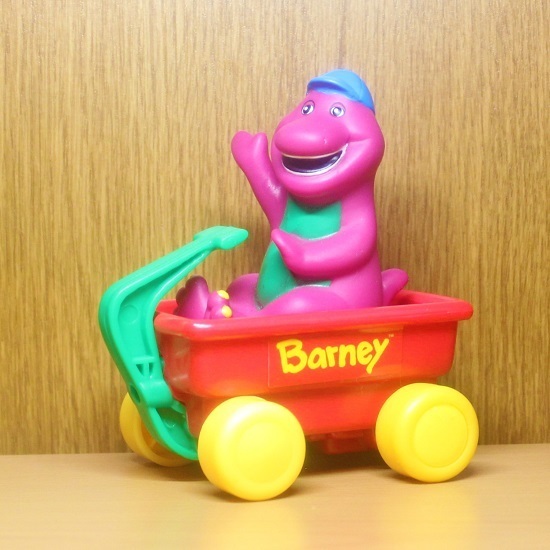 バーニー&フレンズ　フィギュア　カート　1993　恐竜　バーニー　Barney　アメトイ　アメリカトイ　 Barney&Friends