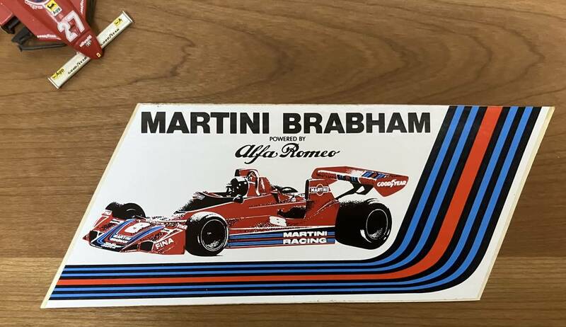 F1 1976年 マルティニレーシング・ブラバム powered by アルファロメオ ステッカー BT45 #8 カルロス-パーチェ 映画ラッシュ
