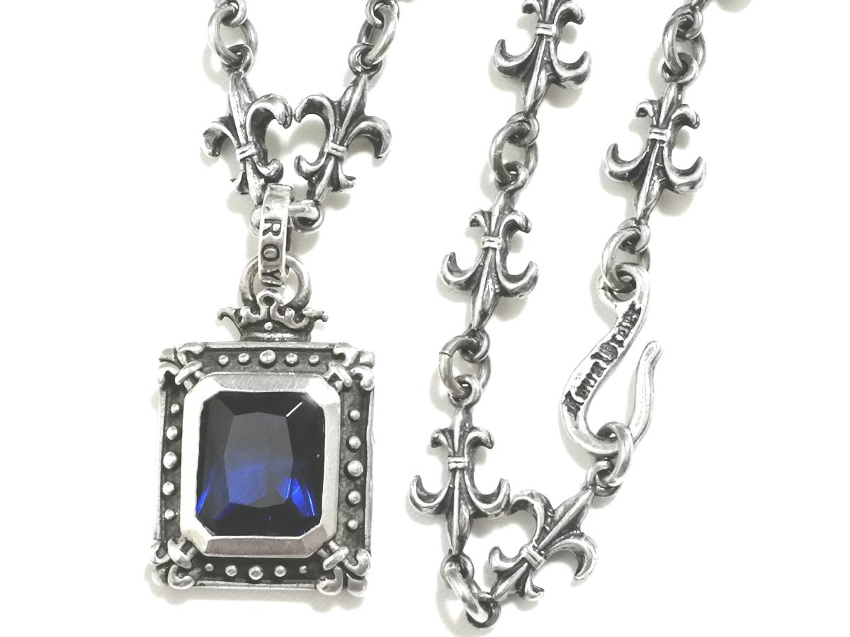 ☆希少 定価￥261,800 本物 正規品 ロイヤルオーダー Demi God SQ w/ CZ ＆ Tiny FDL Chain　Special Set Items ネックレス シルバー925☆