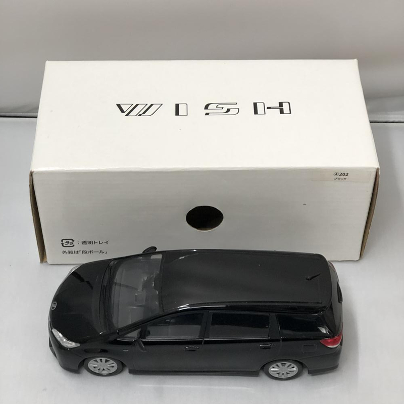 【中古】開封品 トヨタ 1/30 WISH ウィッシュ ブラック カラーサンプル ミニカー TOYOTA 非売品[240015213688]