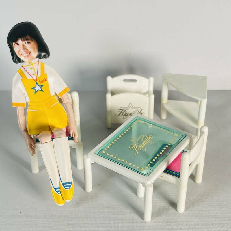 大場久美子のコメットさん A4 ソフト人形 ファッションポーズ テーブル イス マガジンラック コーナー家具 昭和レトロ 玩具 ドールハウス