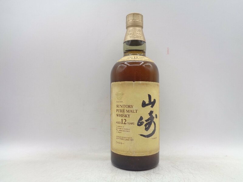 SUNTORY PURE MALT WHISKY サントリー ピュアモルト ウイスキー 山崎 12年 響マーク 750ml 未開封 古酒 X104527