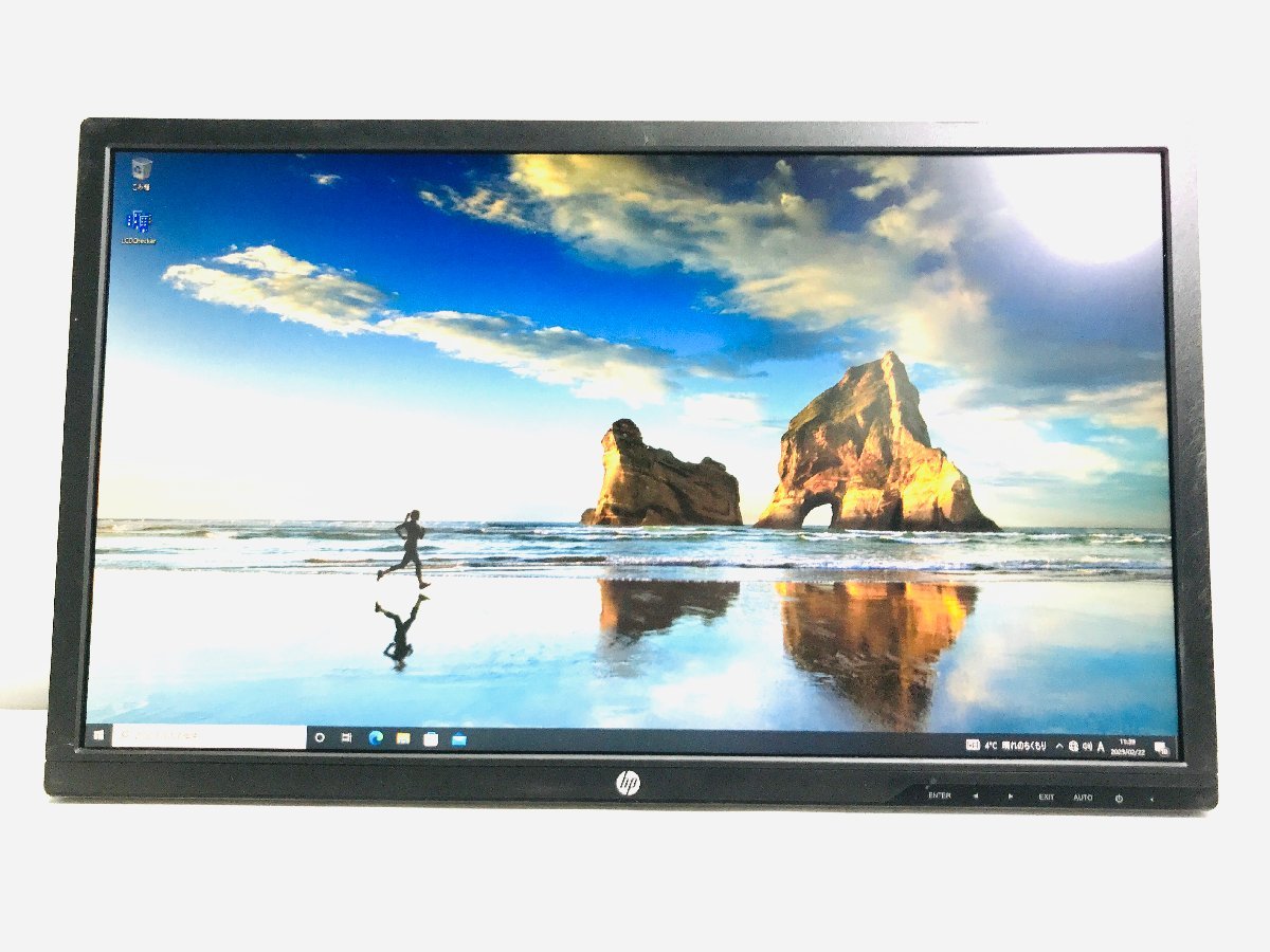 中古動作品　HP V243 24インチ フルHDワイド ノングレア液晶モニター　スタンド無し