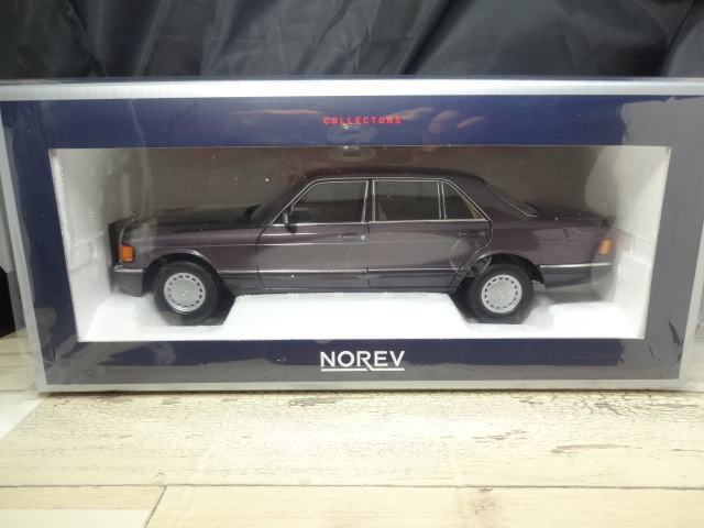 NOREV ノレブ　1/18　メルセデス　ベンツ　560　SEL　（1991）　カラー：PURPLE MET