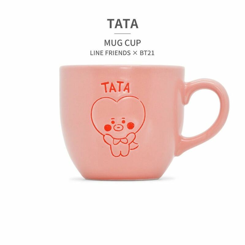 BT21 LINEフレンズ マグカップ*TATA*タタ*V*ブイ*テテ*テヒョン*BTS 防弾少年団 バンタン Mug Cup 陶磁器