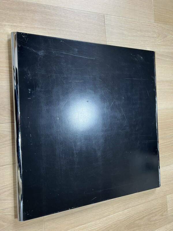 業務用 中古品 テーブル天板 1枚のみ 50×50cm まとめ買い対応可能 黒色 店舗家具 DIY