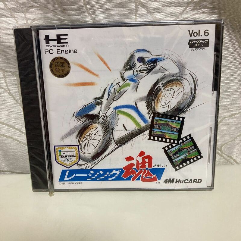 未開封【レーシング魂】PCエンジン PCE CD-ROM2 NECアベニュー　アイレム　限定商品　HU CARD