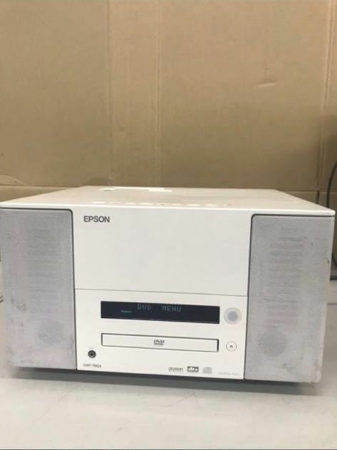 （W155）EPSON EMP-TWD3 通電、DVD再生出来ました、その他未確認ジャンク品