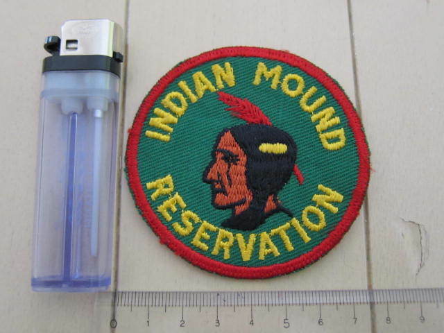デッドストック ビンテージ ネイティブ アメリカン インディアン ワッペン パッチ 刺繍 ネイティヴ indian mound reservation ナバホ