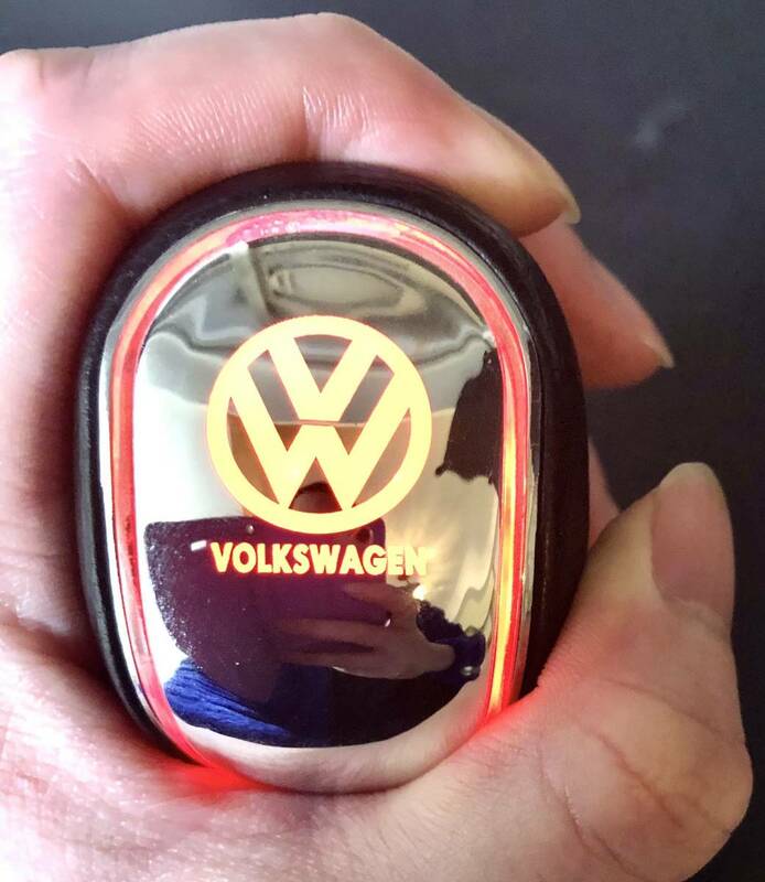 光るLEDシフトノブ フォルクスワーゲンロゴ Volkswagen