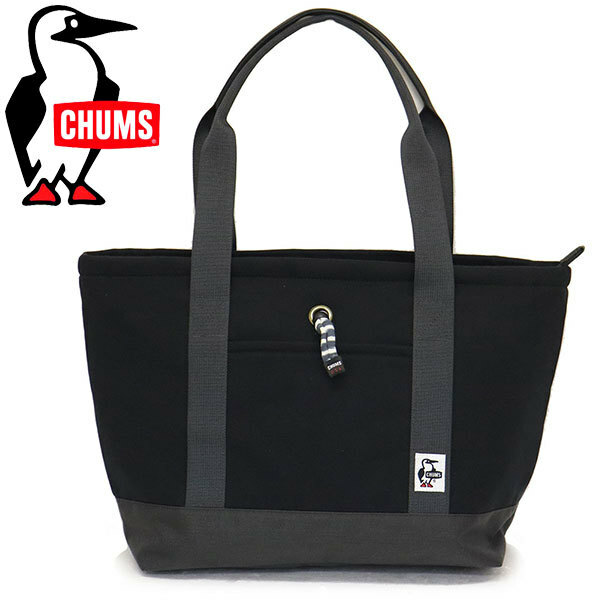 CHUMS (チャムス) CH60-3618 Tote Bag Sweat Nylon トートバッグ スウェットナイロン CMS133 K018BlackxCharcoal