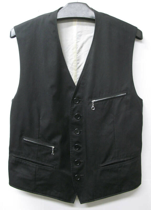 ヨウジヤマモト プールオム ジップポケット ベスト （ ジレ ジャケット アーカイブ Yohji Yamamoto pour Homme Zip Pocket Vest 3
