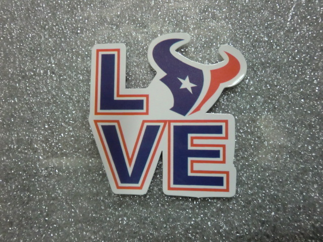 NFL ヒューストン テキサンズ LOVE ステッカー 防水シール
