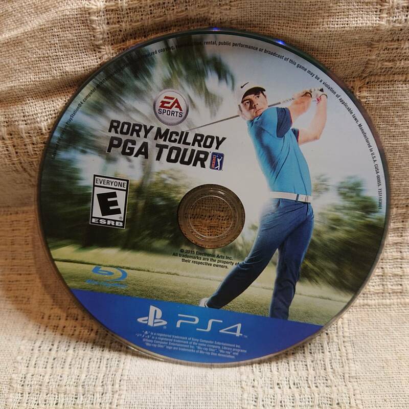 CDのみ[Yp] PS4 Play Station 4　 EA SPORTS Rory McIlroy PGA TOUR　送料定形外250円発送 