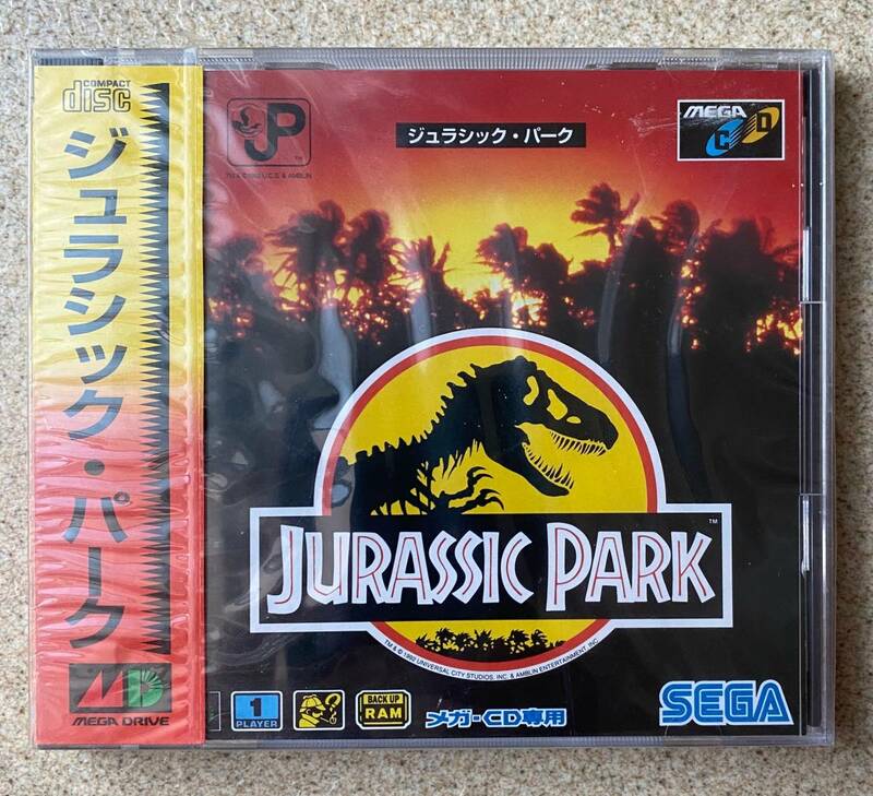 【新品未開封】MCD ジュラシック・パーク JURASSIC PARK メガCD メガドライブ MEGA-CD セガ G-6038