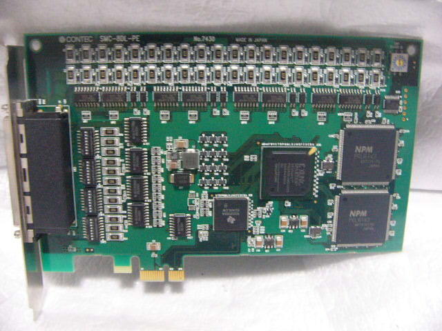 ★動作保証美品★ CONTEC SMC-8DL-PE 8軸モータ制御 PCI Express ボード
