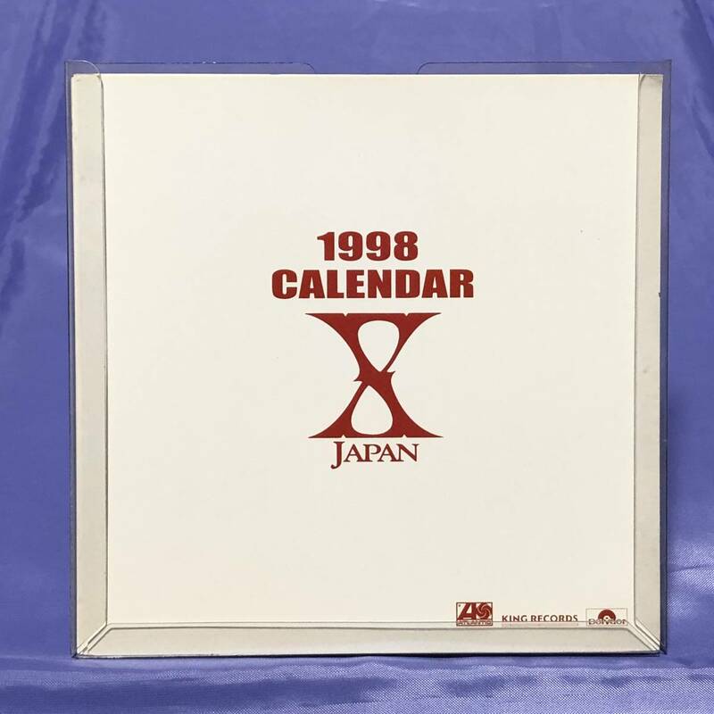 X JAPAN　1998　卓上カレンダー　非売品　当時物　★★★送料無料★★★　超レア　CD ジャケット仕様