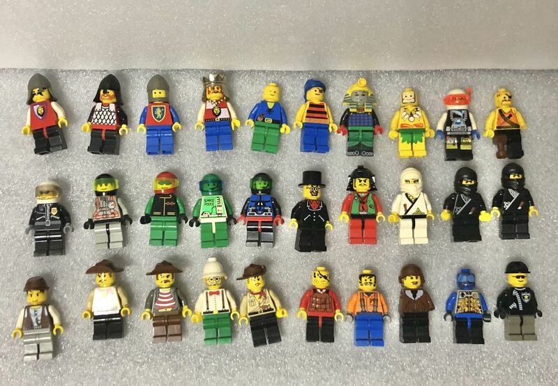 レア　LEGOレゴ ミニフィグ 30体　セット　年代物　まとめ