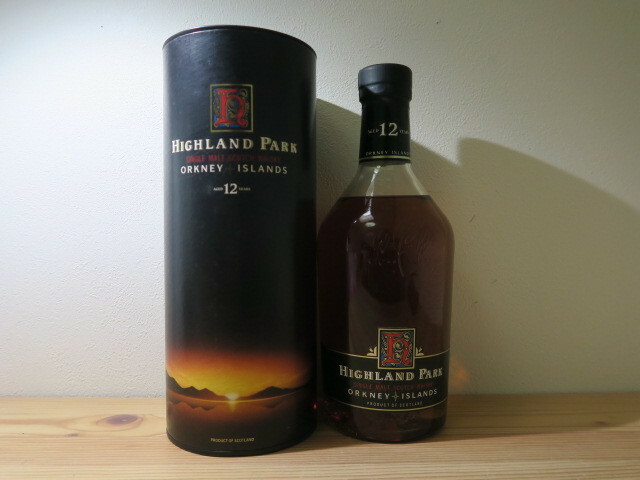 古酒 未開栓 超希少 箱付 HIGHLAND PARK ハイランドパーク 12年 OAKNEY オークニー 旧ボトル シングルモルトウイスキー 1L 1000ml 43%