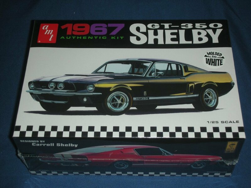 プラッツ 1/25 1967 シェルビー GT-350 (成形色:白) プラモデル