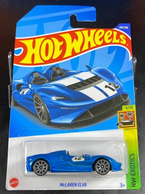 ホットウィール HOTWHEELS McLAREN ELVA マクラーレン エルバ 青