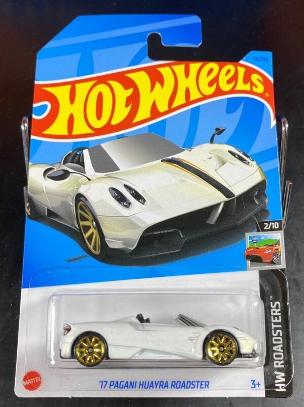 ホットウィール HOTWHEELS 17 PAGANI HUAYRA ROADSTER パガーニ ウライア ロードスター 白