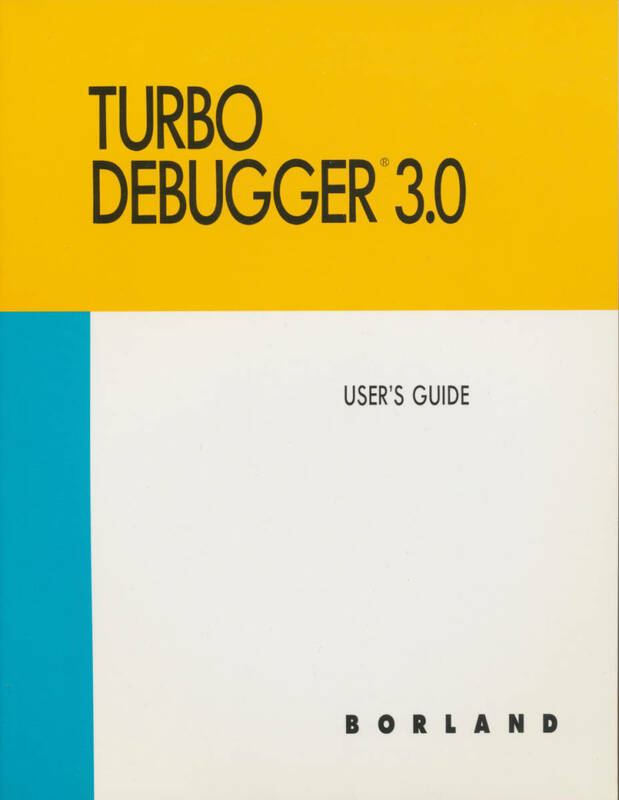 BORLAND TURBO DEBUGGER 3.0　日本語ユーザーガイド　DOS/V対応