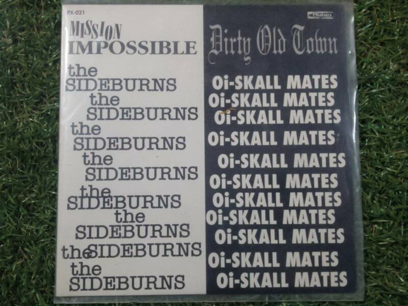 ★希少！中古レコード！！★ ★Oi-SKULL MATES / THE SIDEBURNS スプリット★