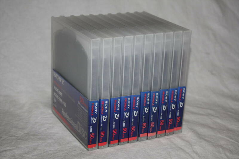 SONY　PFD50DLA　XDCAMディスク 10枚セット 　（検：PDW-、HDW-、PXW-、HXR-、PMW-、HVR-）