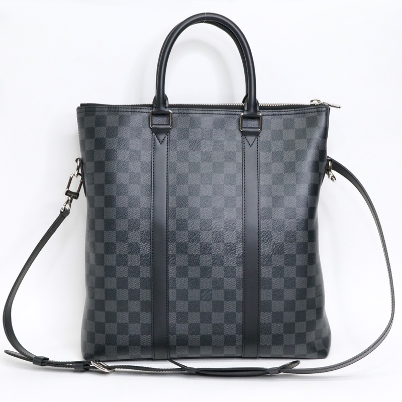 LV ルイ・ヴィトン ダミエ・グラフィット アントン ショルダー トートバッグ N4000