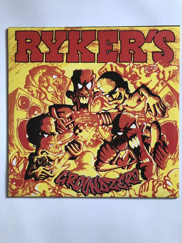 LP Ryker’s Ground Zero ライカーズ Vinyl レコード Record Hard Core NYHC ハードコア Sick Of It All シックオブイットオール Pittbull