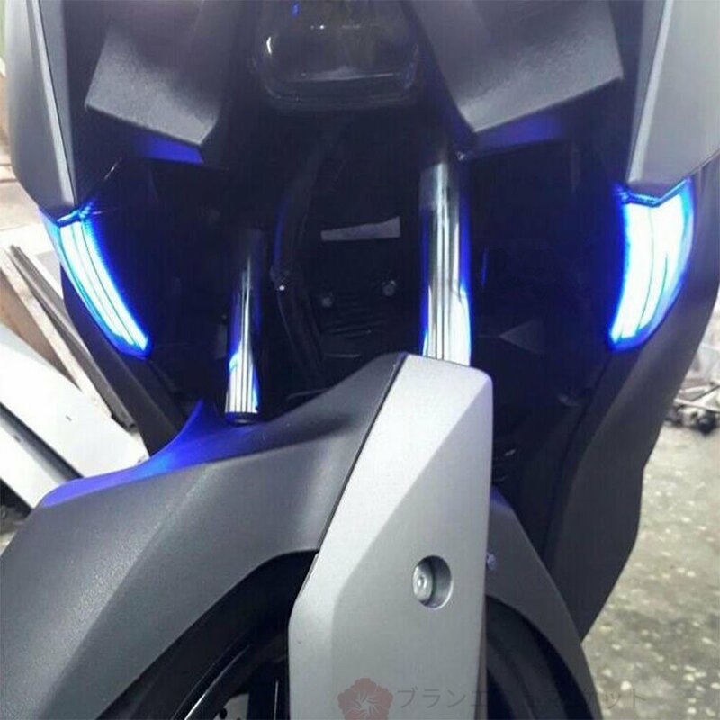 　XMAX250 XMAX300用 ヤマハ　オートバイ　　LED ターンシグナルランプ ブルー　イエロー　色選択可