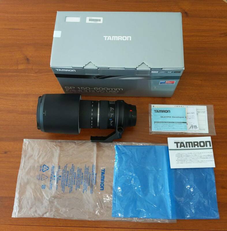 【未使用】TAMRON SP 150-600mm F5-6.3 Di VC USD望遠レンズになります。モデル名A011/Nikon,Canon,Sonyマウント共用