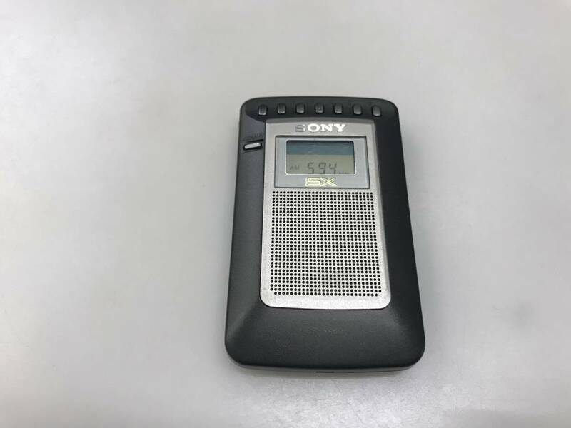 SONY　FM/AM ポケットラジオ　ICF-SX605　本体のみ　中古品B-7641