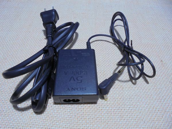 ○ACアダプタ／PSP-380／DC 5V 1500mA／SONY／約4φ／センタープラス／(♪014)