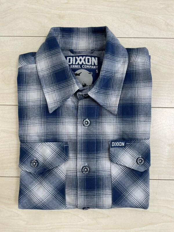 新品未使用 DIXXON FLANNEL チェック フランネルシャツ ライダー チカーノ 西海岸 ローライダー メキシカン LA Chicano サイズUS S