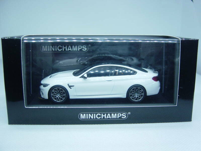 送料350円～ MINICHAMPS 1/43 BMW M4 GTS 2016 Alpinweiss wiht grey wheels / White