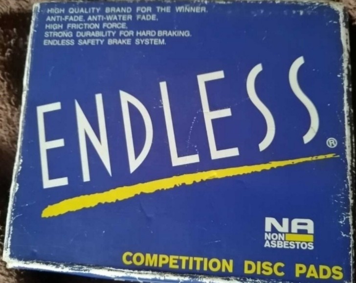 ENDLESS　エンドレス　ブレーキパッド　リア　EP133VN カローラ　スプリンター　レビン　トレノ　カローラFX　AE92 AE101 AE111 AE82