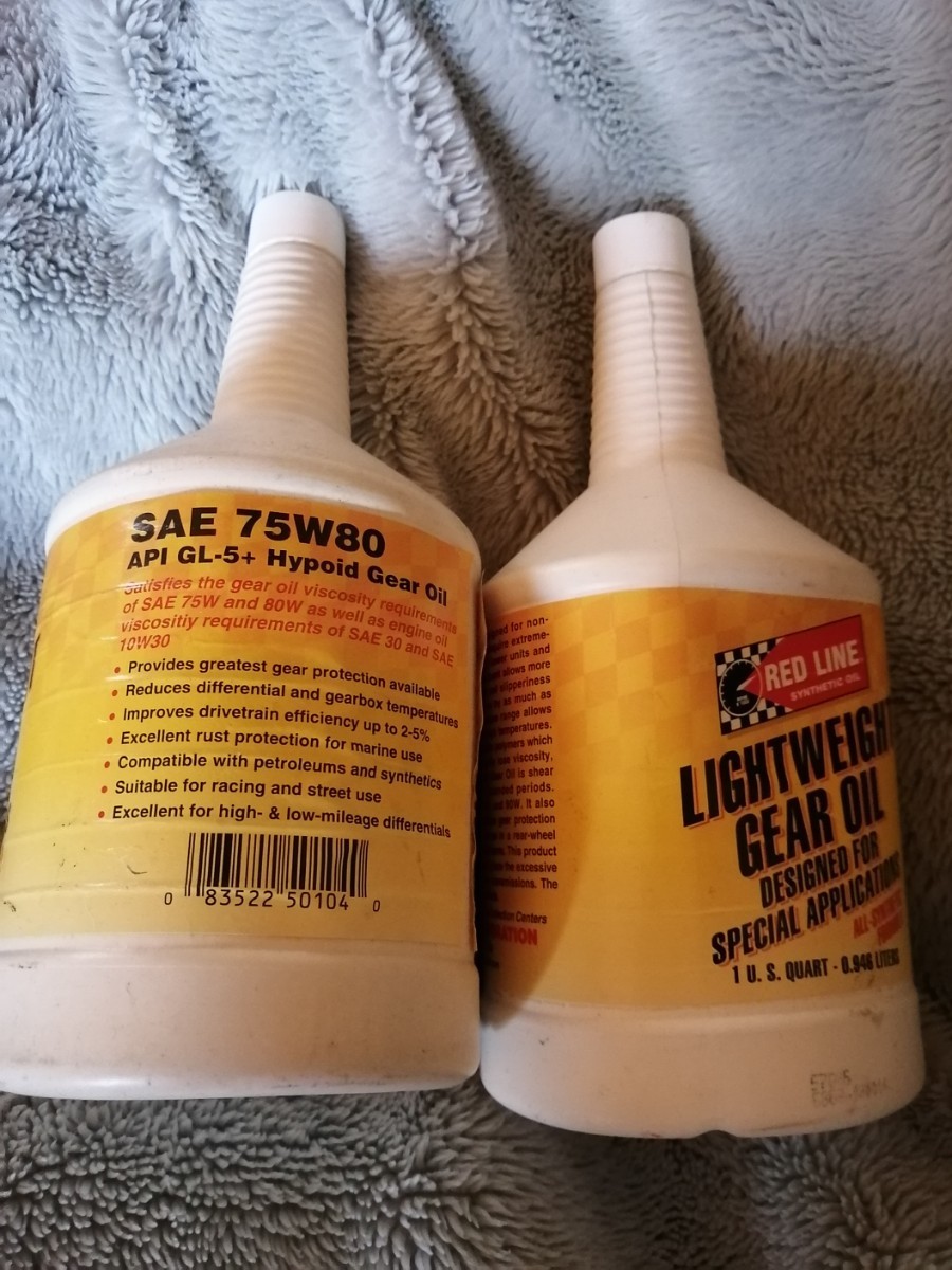 REDLINE　レッドライン　light weight GEAR OIL SAE 75W80 HYPOID GEAR OIL ギヤオイル　ギア　ミッション　デフ