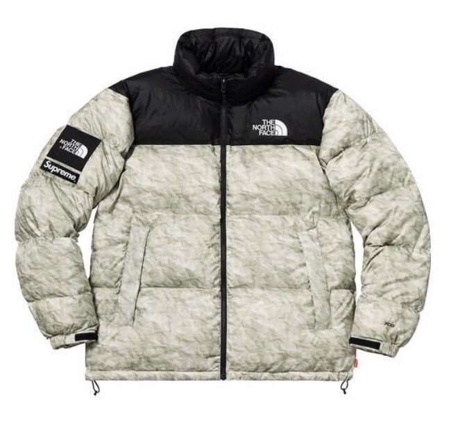 国内正規 新品 19aw Supreme The North Face Paper Print Nuptse Jacket ダウン ジャケット S シュプリーム ノースフェイス