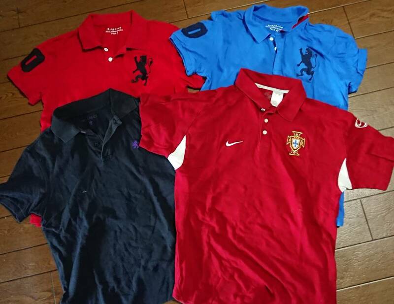 Nike,GIORDANO, などポロシャツ４枚 + Tシャツ６枚 + シャツ２枚 + おまけなど。