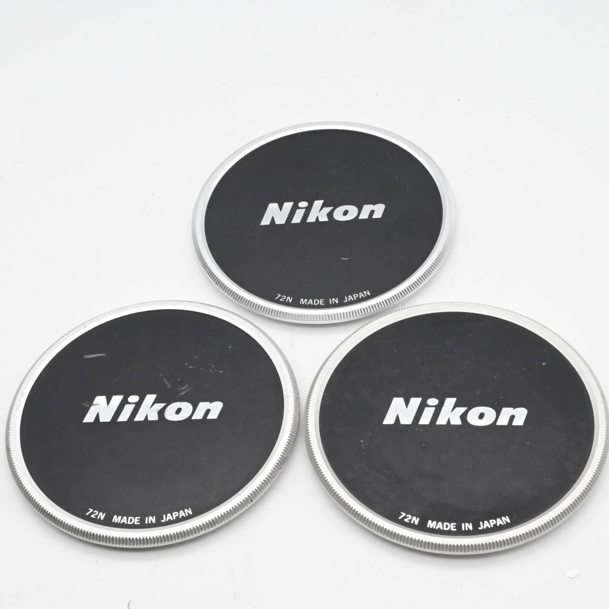 〇0234 Nikon 72mm ねじ込み式レンズキャップ 72N 3枚