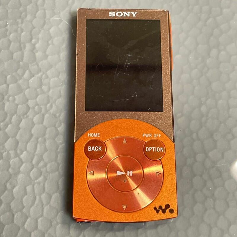 16GB SONY NW-S645 デジタルオーディオプレイヤー　オレンジ　WALKMAN　ソニー　ウォークマン