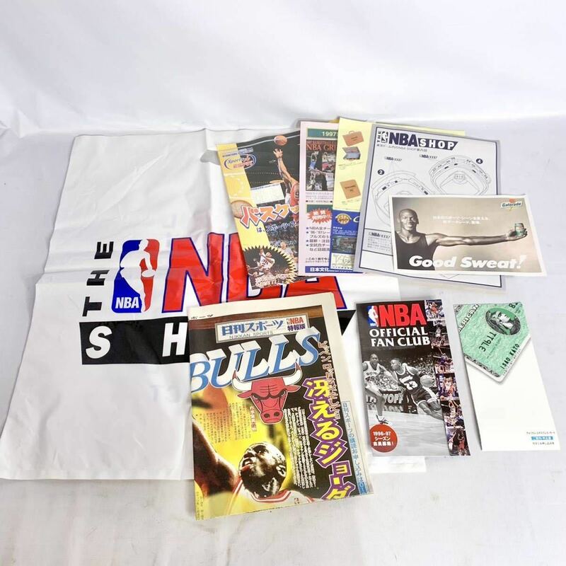 1996 NBA JAPAN GAMES 記念品　新聞　チラシ　フライヤー　① 非売品　マイケル　ジョーダン