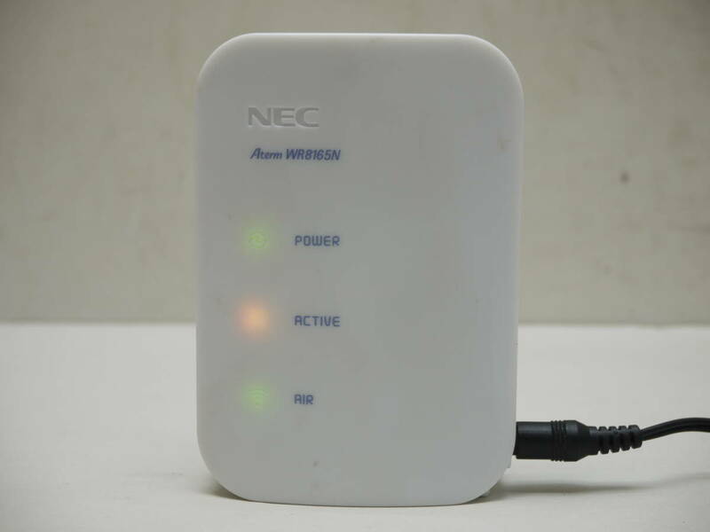 2台セット NEC 無線LANルーター Aterm WR8165N STモデル Wi-Fiルータ 通電確認済み